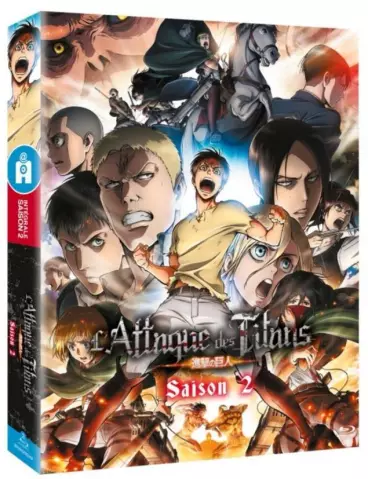 vidéo manga - Attaque des Titans (l') (Saison 2) - Intégrale Collector Blu-Ray