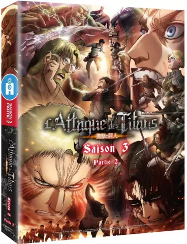 vidéo manga - Attaque des Titans (l') - Saison 3 - Coffret Blu-Ray Vol.2