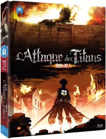 vidéo manga - Attaque des Titans (l') - Coffret - Blu-Ray Vol.1