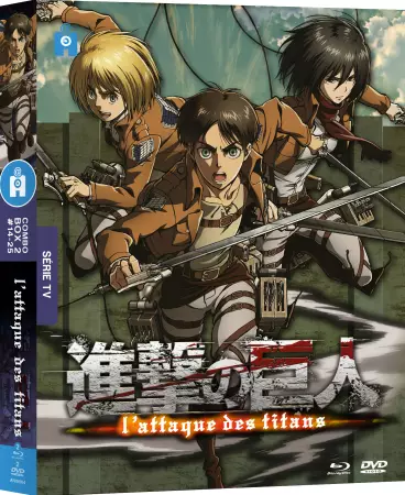 vidéo manga - Attaque des Titans (l') - Combo DVD + BR Vol.2