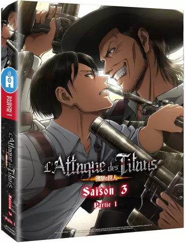 vidéo manga - Attaque des Titans (l') - Saison 3 - Coffret Blu-Ray Vol.1