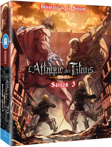 vidéo manga - Attaque des Titans (l') (Saison 3) - Intégrale Blu-Ray