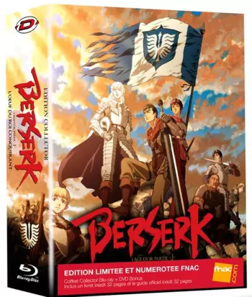 vidéo manga - Berserk, L'Age d'Or - Film 1 - L’oeuf du Roi Conquérant - Collector Blu-Ray - Fnac