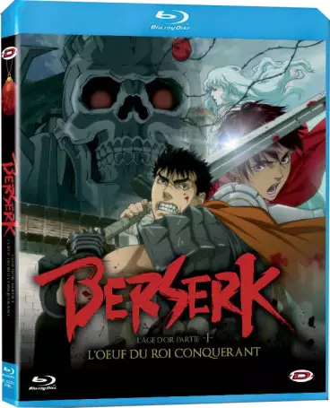 vidéo manga - Berserk, L'Age d'Or - Film 1 - L’oeuf du Roi Conquérant - Blu-Ray