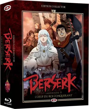vidéo manga - Berserk, L'Age d'Or - Film 1 - L’oeuf du Roi Conquérant - Collector Blu-Ray