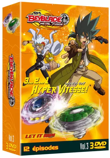 vidéo manga - Beyblade Metal Fusion - Coffret Vol.3