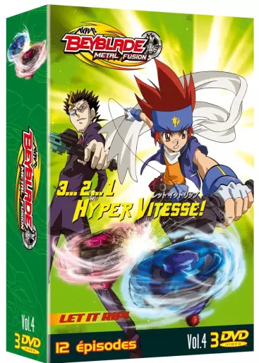 vidéo manga - Beyblade Metal Fusion - Coffret Vol.4