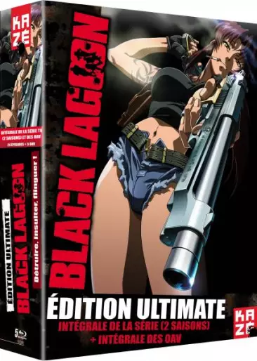 vidéo manga - Black Lagoon (Kaze) - Intégrale Ultimate - Blu-Ray