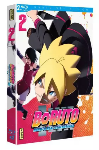 vidéo manga - Boruto - Naruto Next Generations - Coffret Blu-Ray Vol.2