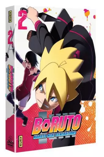vidéo manga - Boruto - Naruto Next Generations - Coffret DVD Vol.2