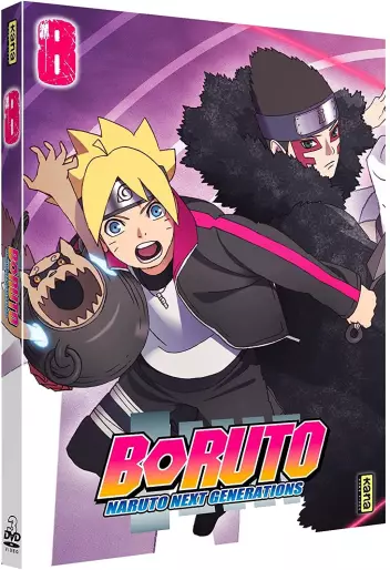 vidéo manga - Boruto - Naruto Next Generations - Coffret DVD Vol.8