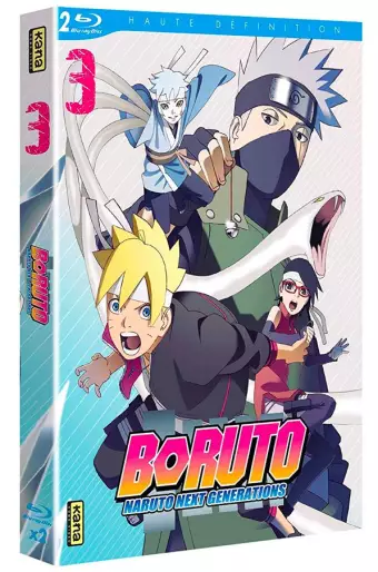 vidéo manga - Boruto - Naruto Next Generations - Coffret Blu-Ray Vol.3