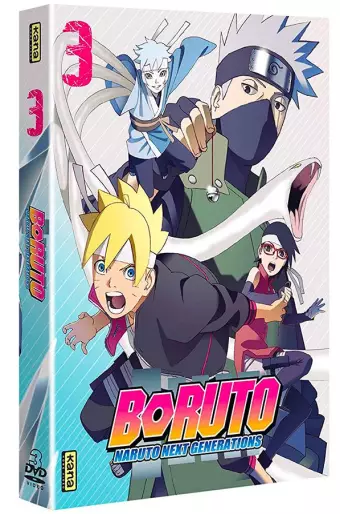 vidéo manga - Boruto - Naruto Next Generations - Coffret DVD Vol.3