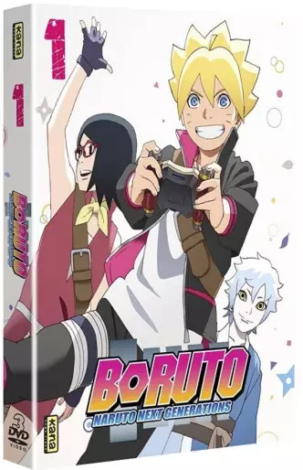 vidéo manga - Boruto - Naruto Next Generations - Coffret DVD Vol.1
