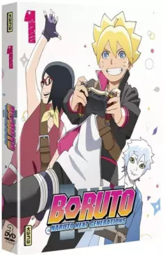 manga animé - Boruto - Naruto Next Generations - Coffret DVD Vol.1