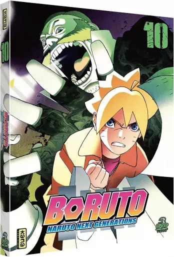 vidéo manga - Boruto - Naruto Next Generations - Coffret DVD Vol.10