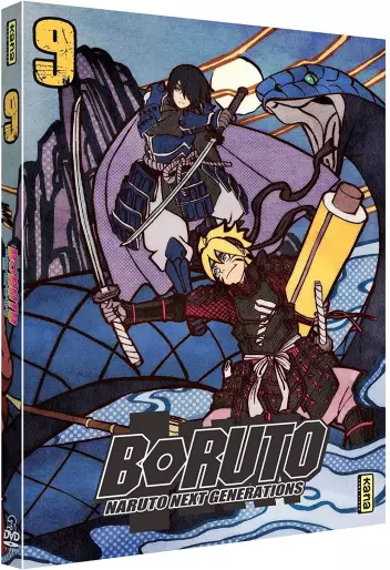 vidéo manga - Boruto - Naruto Next Generations - Coffret DVD Vol.9