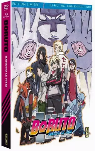 vidéo manga - Boruto - Naruto The Movie - Blu-Ray + DVD