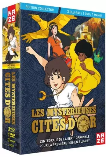 vidéo manga - Mystérieuses Cités d'or les) - Intégrale Kaze - Blu-Ray