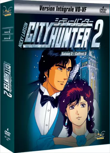 vidéo manga - Nicky Larson/City Hunter VOVF Uncut Saison 2 Coffret Vol.3