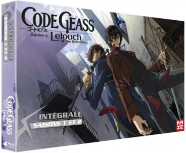 vidéo manga - Code Geass - Lelouch of the Rebellion - Intégrale Saison 1+2 - Blu-Ray