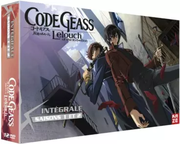 vidéo manga - Code Geass - Lelouch of the Rebellion - Intégrale Saison 1+2 DVD