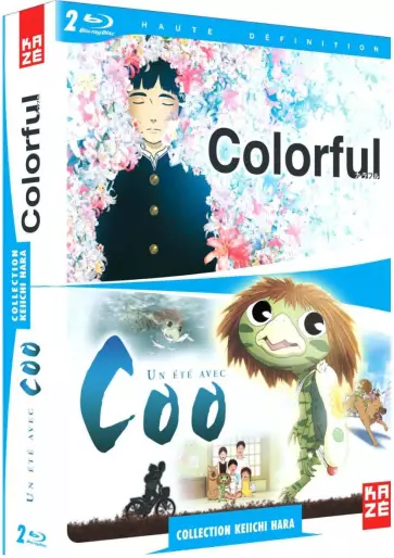 vidéo manga - Colorful + Un été avec Coo - Film - Coffret Blu-ray