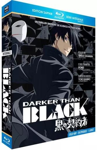 vidéo manga - Darker than Black - Intégrale Saphir - Blu-Ray