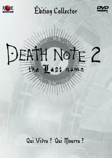 vidéo manga - Death Note - Film 2 - Live - Collector