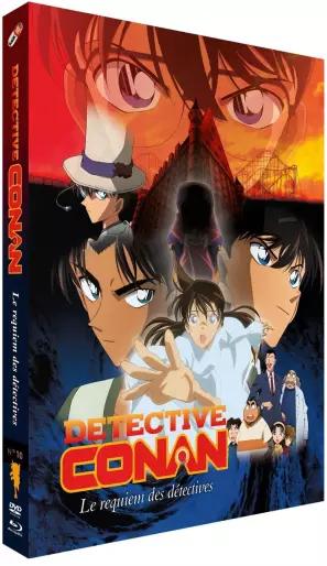 vidéo manga - Détective Conan - Film 10 : Le Requiem des détectives - Combo Blu-ray + DVD