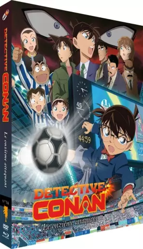 vidéo manga - Détective Conan - Film 16 : Le Onzième Attaquant - Combo Blu-ray + DVD