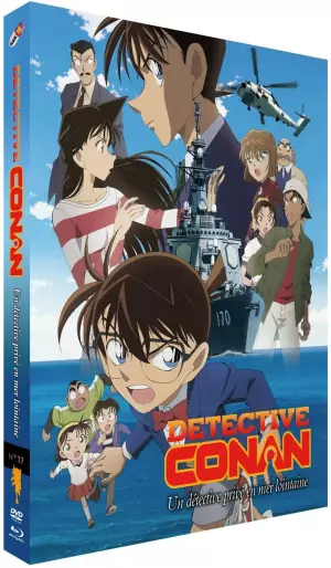 vidéo manga - Détective Conan - Film 17 : Un détective privé en mer lointaine - Combo Blu-ray + DVD