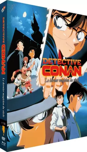 vidéo manga - Détective Conan - Film 03 : Le Magicien de la fin du siècle - Combo Blu-ray + DVD