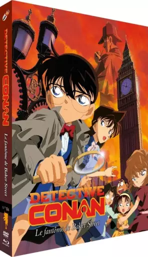 vidéo manga - Détective Conan - Film 06 : Le Fantôme de Baker Street - Combo Blu-ray + DVD