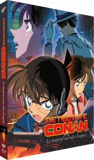 vidéo manga - Détective Conan - Film 08 : Le Magicien du ciel argenté - Combo Blu-ray + DVD