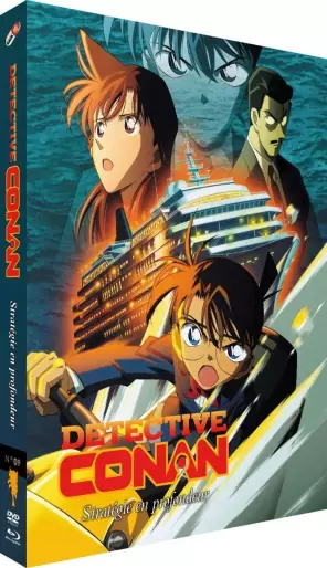 vidéo manga - Détective Conan - Film 09 : Stratégie en profondeur - Combo Blu-ray + DVD