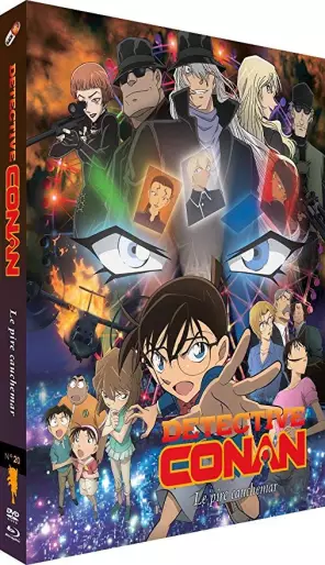 vidéo manga - Détective Conan - Film 20 : Le pire Cauchemar - Combo Blu-ray + DVD