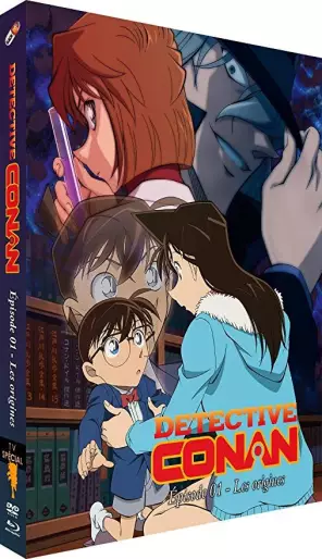 vidéo manga - Détective Conan - TV spécial 1 : Les origines - Combo Blu-ray + DVD