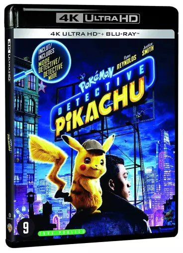 vidéo manga - Pokémon - Détective Pikachu 4K Ultra HD