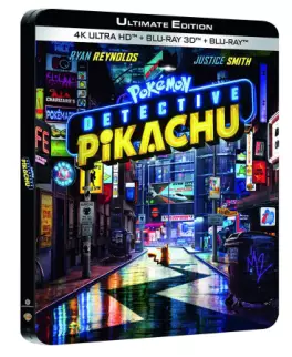 film - Pokémon - Détective Pikachu 4K Ultra HD Boîtier SteelBook
