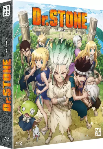 vidéo manga - Dr Stone - Saison 1 - Collector Blu-Ray + DVD