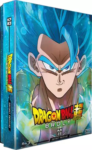 vidéo manga - Dragon Ball Super - Broly - Coffret Prestige DVD & Blu-Ray + Figurine