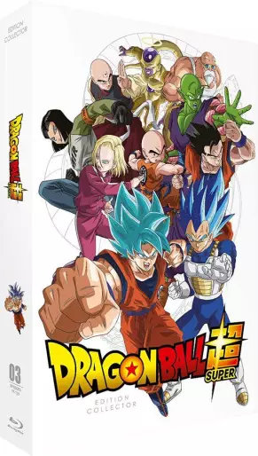 vidéo manga - Dragon Ball Super - Partie 3 - Edition Collector - Coffret A4 Blu-ray