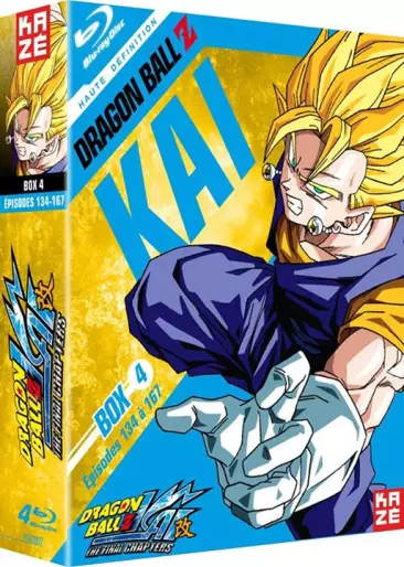 vidéo manga - Dragon Ball Z Kai - Blu-Ray Vol.4