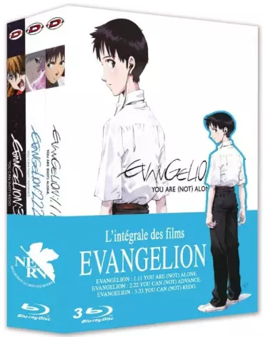 vidéo manga - Evangelion Coffret des 3 films Blu-Ray