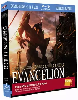 Manga - Evangelion Coffret des Films 1.11 et 2.22 - Ed Spéciale Fnac Blu-Ray