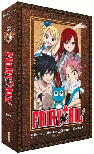 vidéo manga - Fairy Tail - Nouvelle édition Collector - Coffret A4 DVD Vol.1