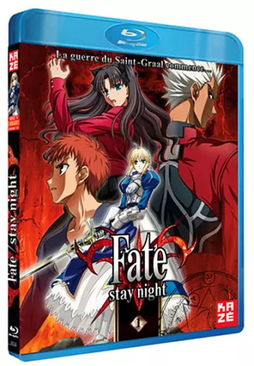 vidéo manga - Fate Stay Night - Blu-Ray Vol.1