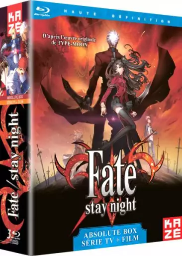 vidéo manga - Fate Stay Night - Intégrale + Film Blu-Ray