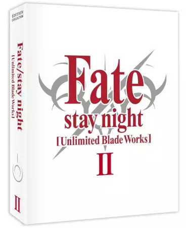 vidéo manga - Fate Stay Night Unlimited Blade Works - Coffret Blu-Ray Collector Vol.2